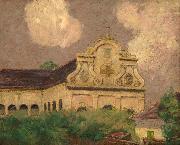 William Woodward Second Ursuline Convent oil